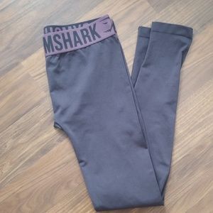Gymshark Fit Leggings Charcoal/Purple